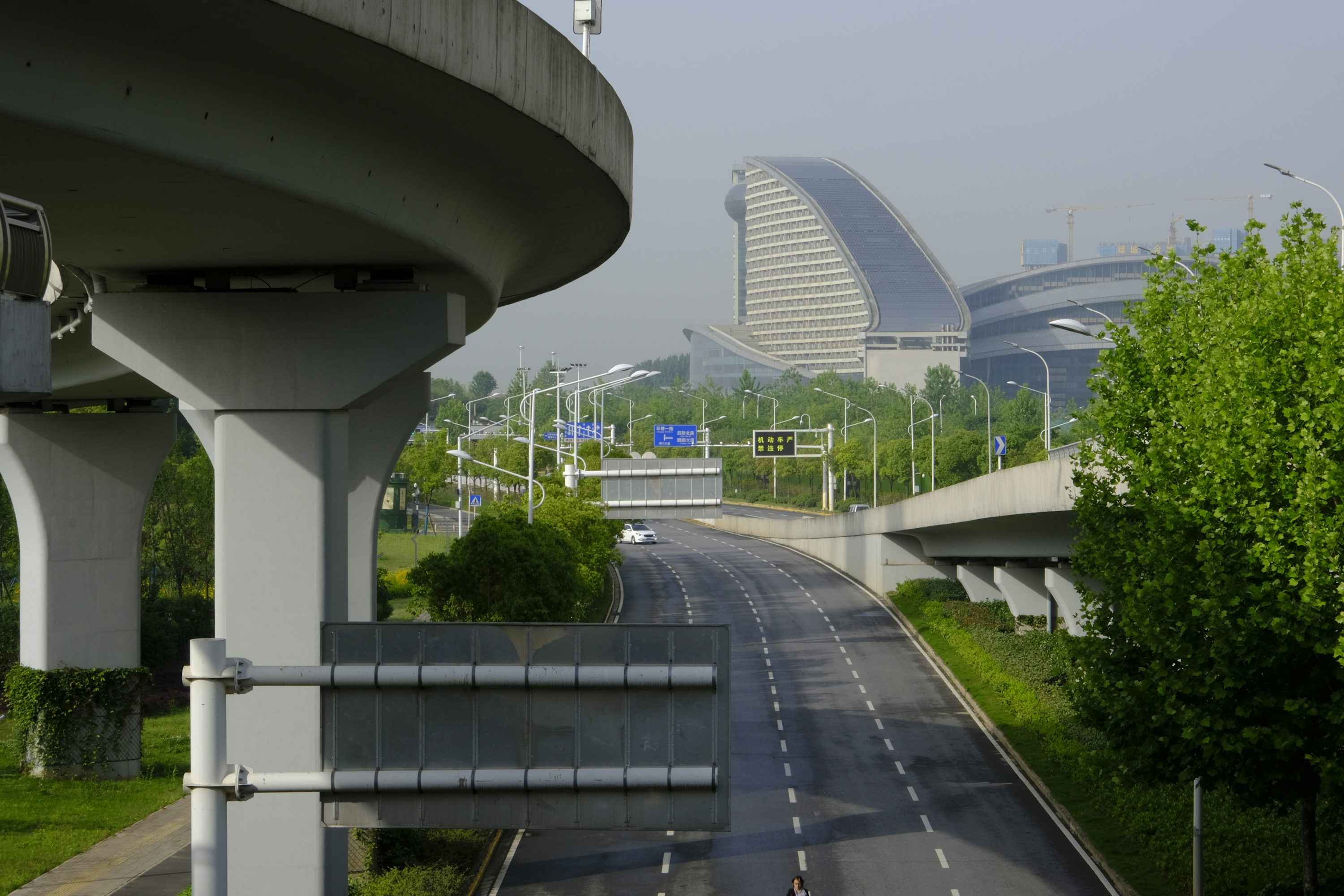 Toll Gate at Night